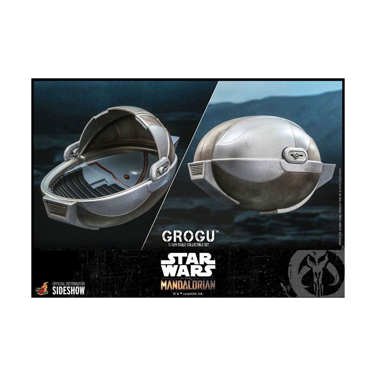 Hot Toys Star Wars - The Mandalorian - Grogu 1/6 pack of 3 figures