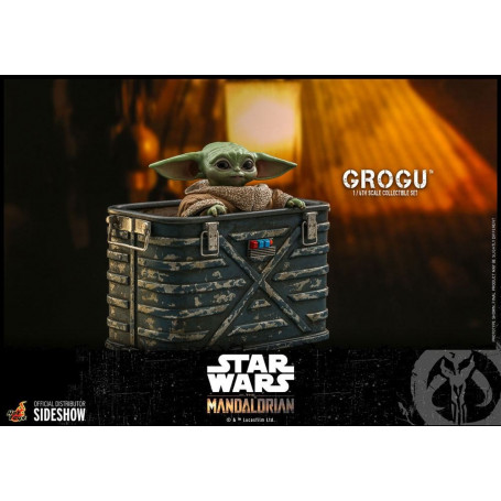 Hot Toys Star Wars - The Mandalorian - Grogu 1/6 pack of 3 figures