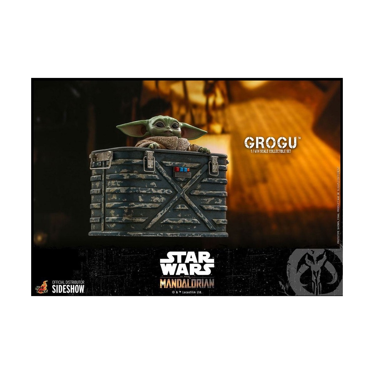 Hot Toys Star Wars - The Mandalorian - Grogu 1/6 pack of 3 figures