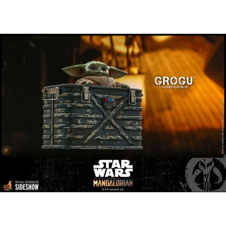 Hot Toys Star Wars - The Mandalorian - Grogu 1/6 pack of 3 figures