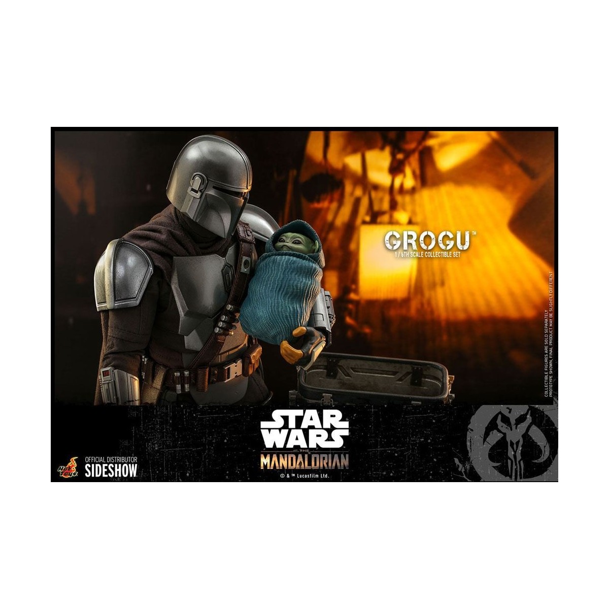 Hot Toys Star Wars - The Mandalorian - Grogu 1/6 pack of 3 figures