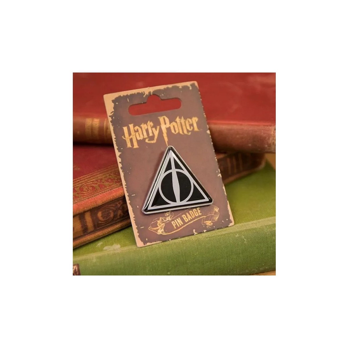 HARRY POTTER - Silver Plated Pendant and Necklace - Deathly Hallows - Deathly Hallows Relics