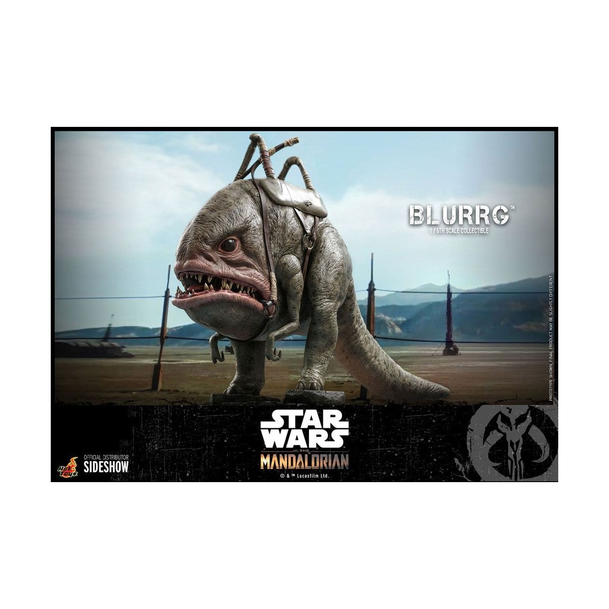 Hot Toys Star Wars - The Mandalorian and Blurrg