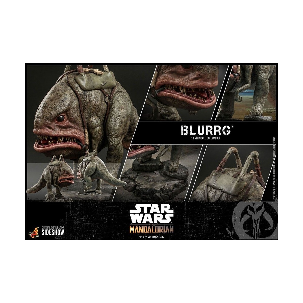 Hot Toys Star Wars - The Mandalorian and Blurrg