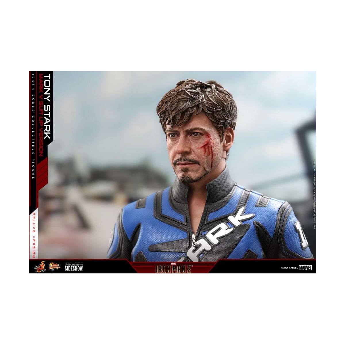 Hot Toys Iron Man 2 - Mark V Suit Up Deluxe Version 1/6