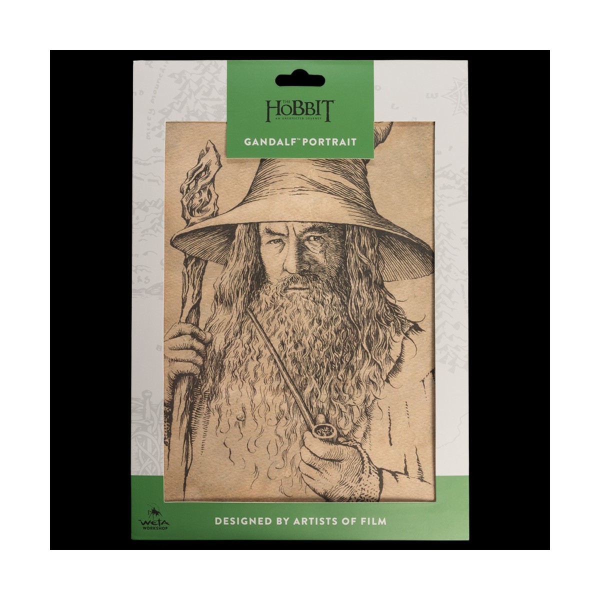 Weta - Gandalf Portrait Print - The Hobbit An Unexpected Journey Art Print
