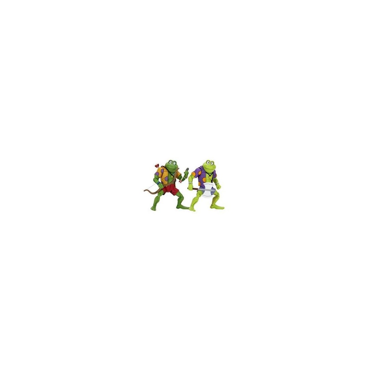 Neca - TMNT - Ninja Turtles - Pack 2 figures Genghis & Rasputin Frog