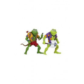 Neca - TMNT - Ninja Turtles - Pack 2 figures Genghis & Rasputin Frog