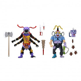 Neca - TMNT - Teenage Mutant Ninja Turtles - Pack 2 figures Antrax & Scumbug