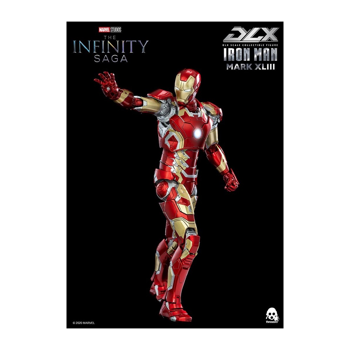 Threezero Infinity Saga Iron Man - Mark 43 DLX 1/12
