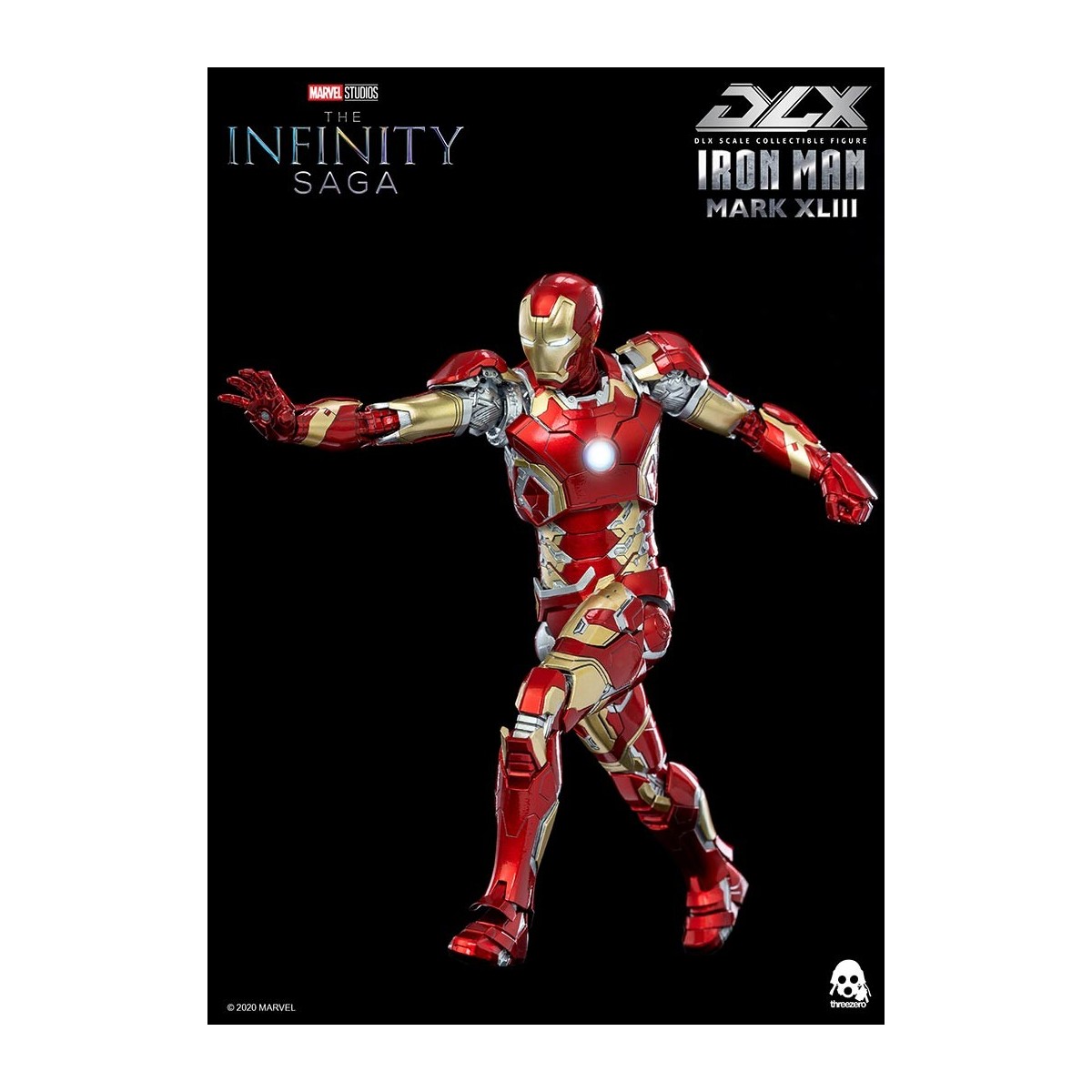 Threezero Infinity Saga Iron Man - Mark 43 DLX 1/12