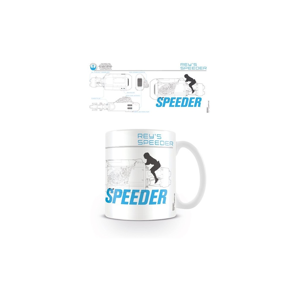 Star Wars - Mug - Rey's Speeder Sketch