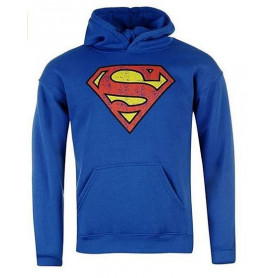 Cotton Division - Vintage Superman Logo Hoodie - DC COMICS