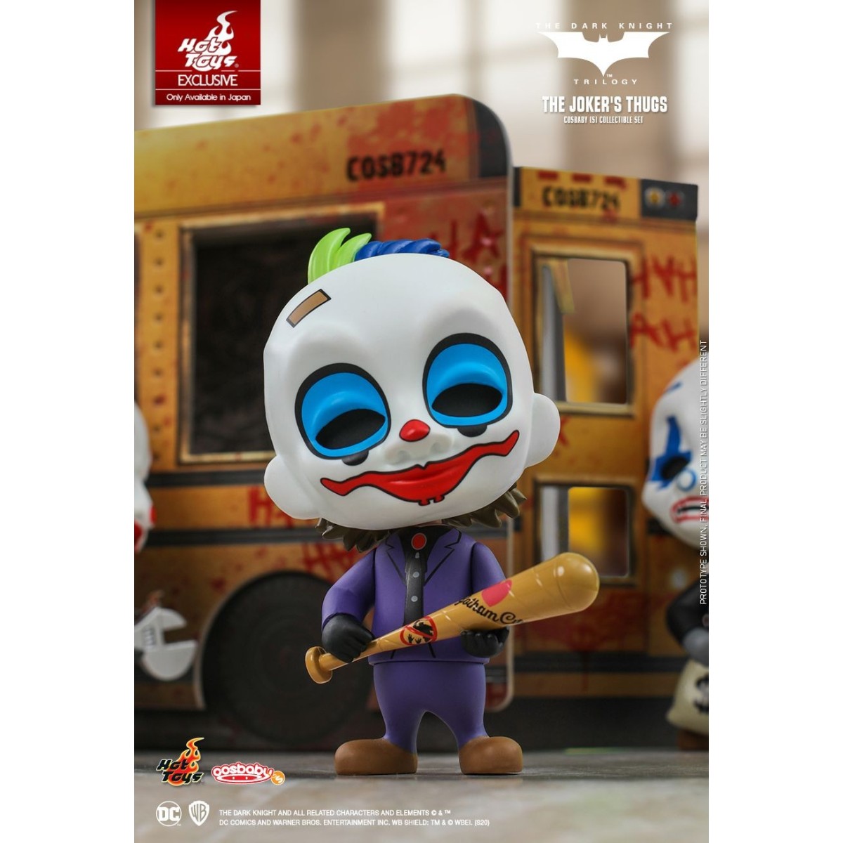 Hot Toys - Batman The Dark Knight Trilogy - The Joker's Thugs set of 5 - Cosbaby - 9cm
