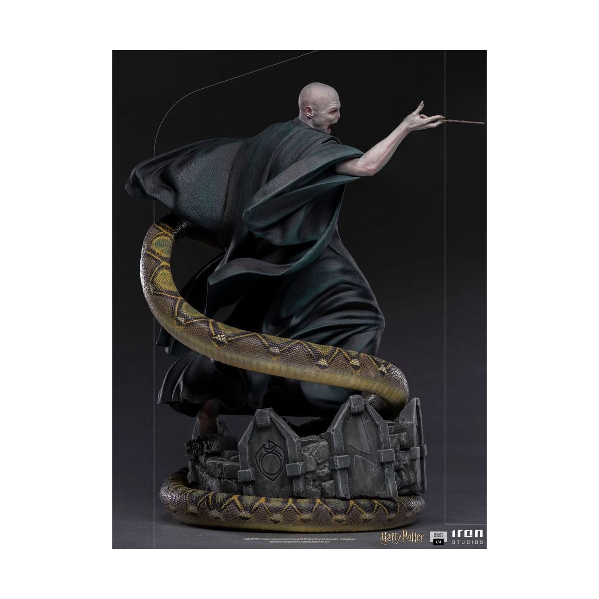 Iron Studios - Legacy Replica Statue 1/4 Voldemort & Nagini - Harry Potter
