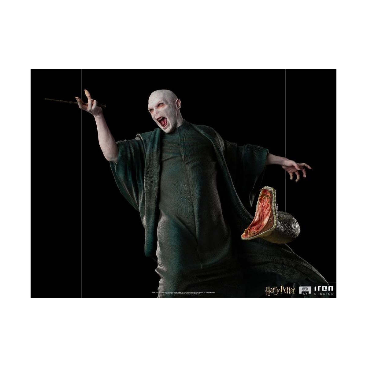 Iron Studios - Legacy Replica Statue 1/4 Voldemort & Nagini - Harry Potter