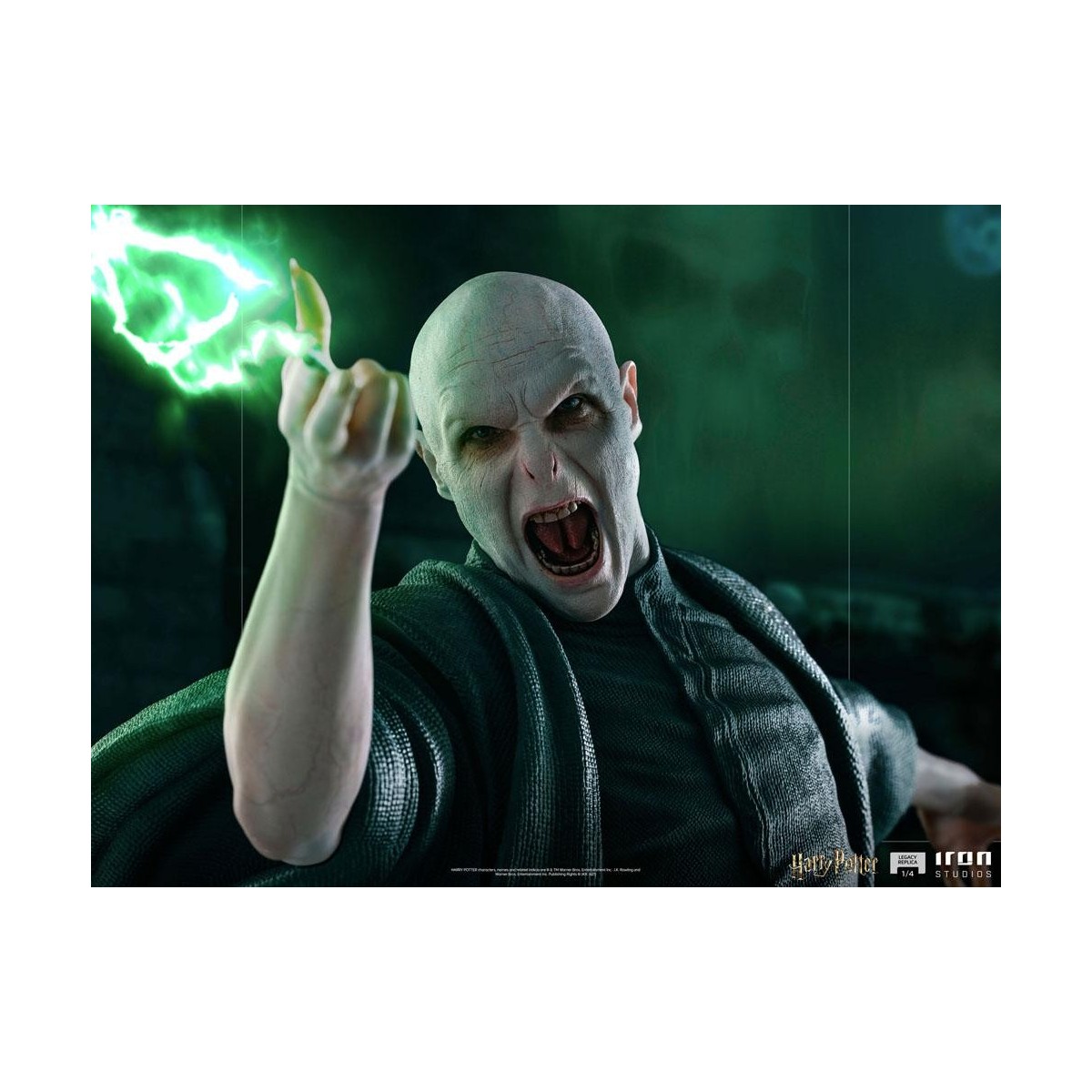 Iron Studios - Legacy Replica Statue 1/4 Voldemort & Nagini - Harry Potter