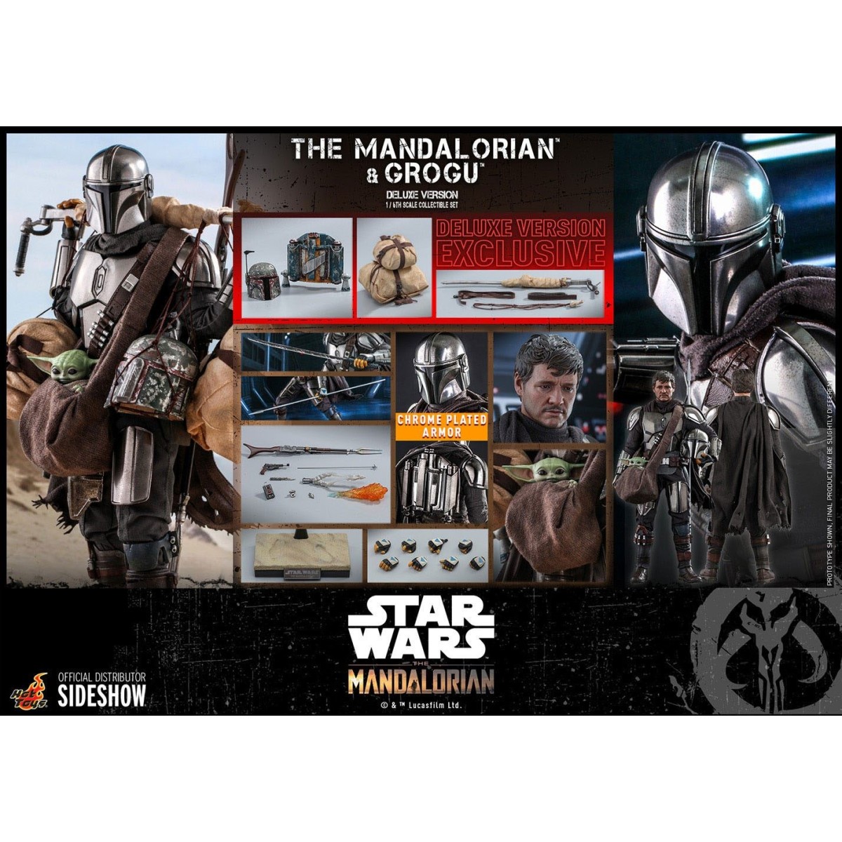 Hot Toys Star Wars - The Mandalorian and the Child Deluxe
