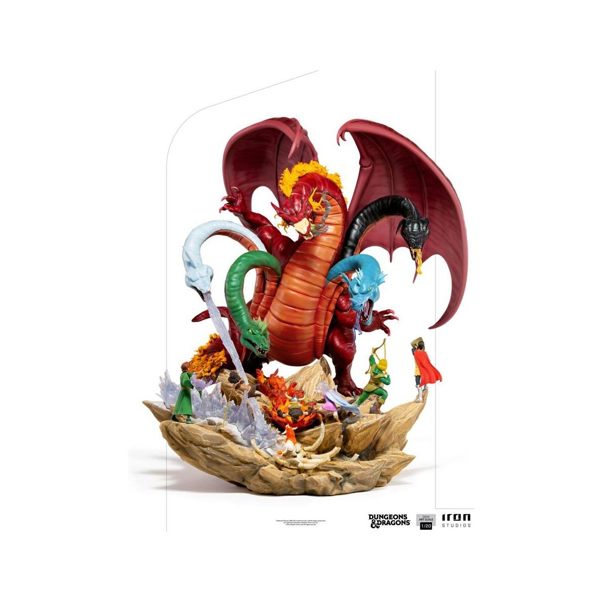 Iron Studios Dungeons & Dragons - 1/20 Half Art Scale Tiamat Battle Statuette