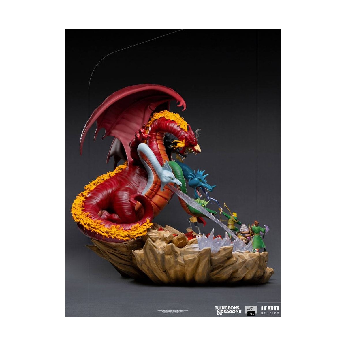 Iron Studios Dungeons & Dragons - 1/20 Half Art Scale Tiamat Battle Statuette