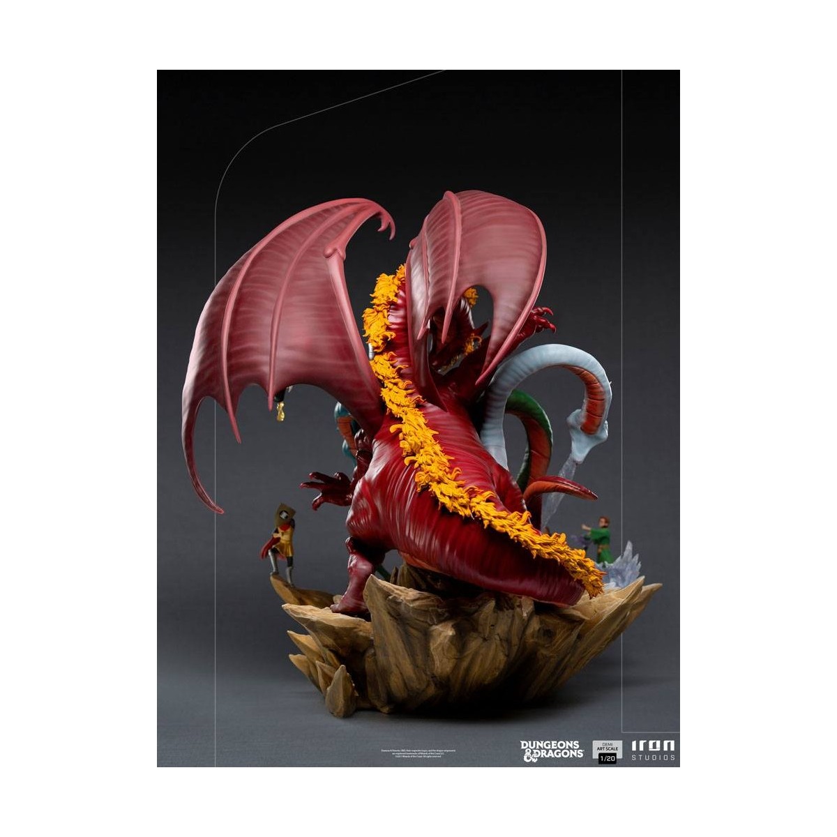 Iron Studios Dungeons & Dragons - 1/20 Half Art Scale Tiamat Battle Statuette