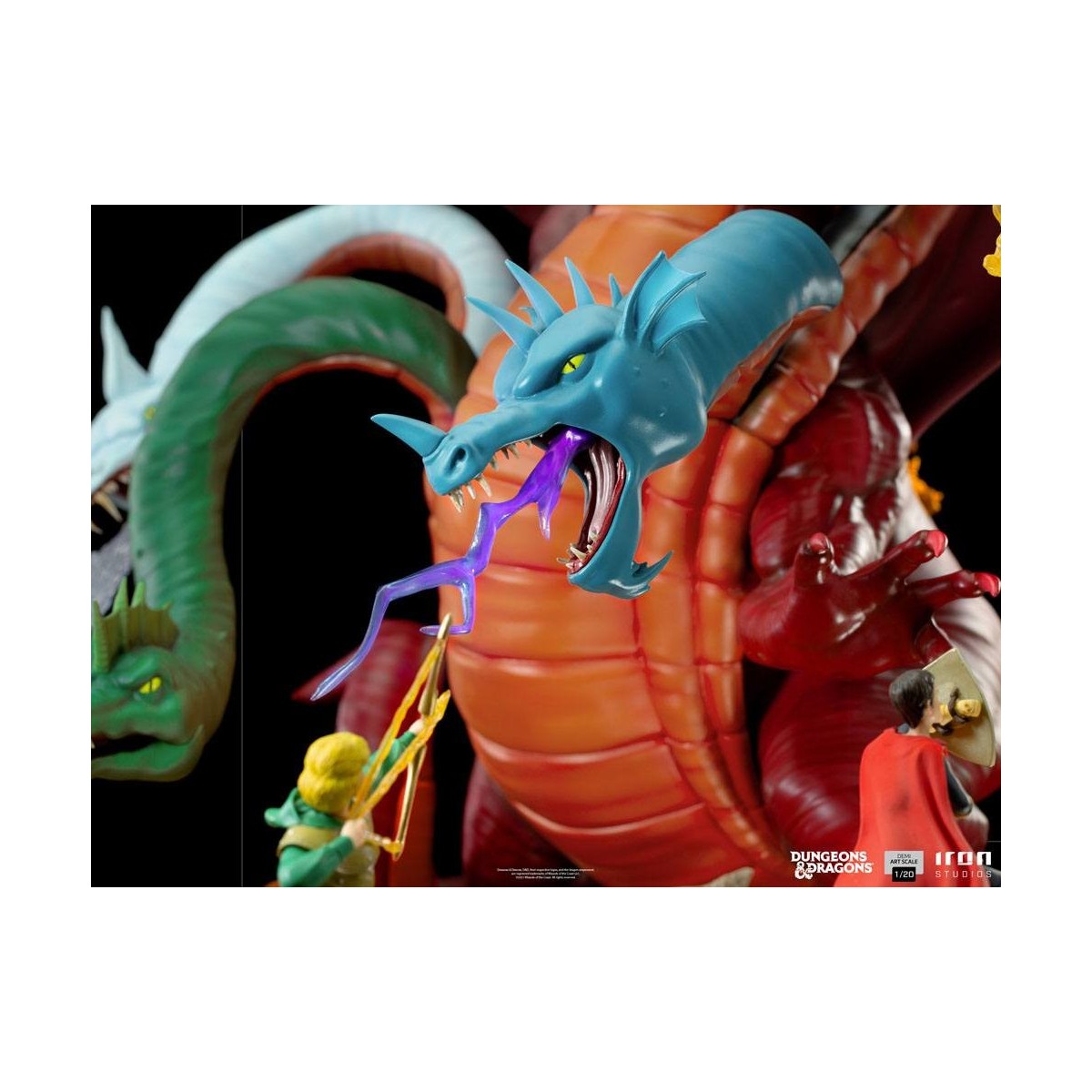 Iron Studios Dungeons & Dragons - 1/20 Half Art Scale Tiamat Battle Statuette