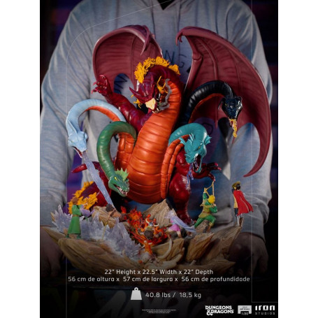 Iron Studios Dungeons & Dragons - 1/20 Half Art Scale Tiamat Battle Statuette