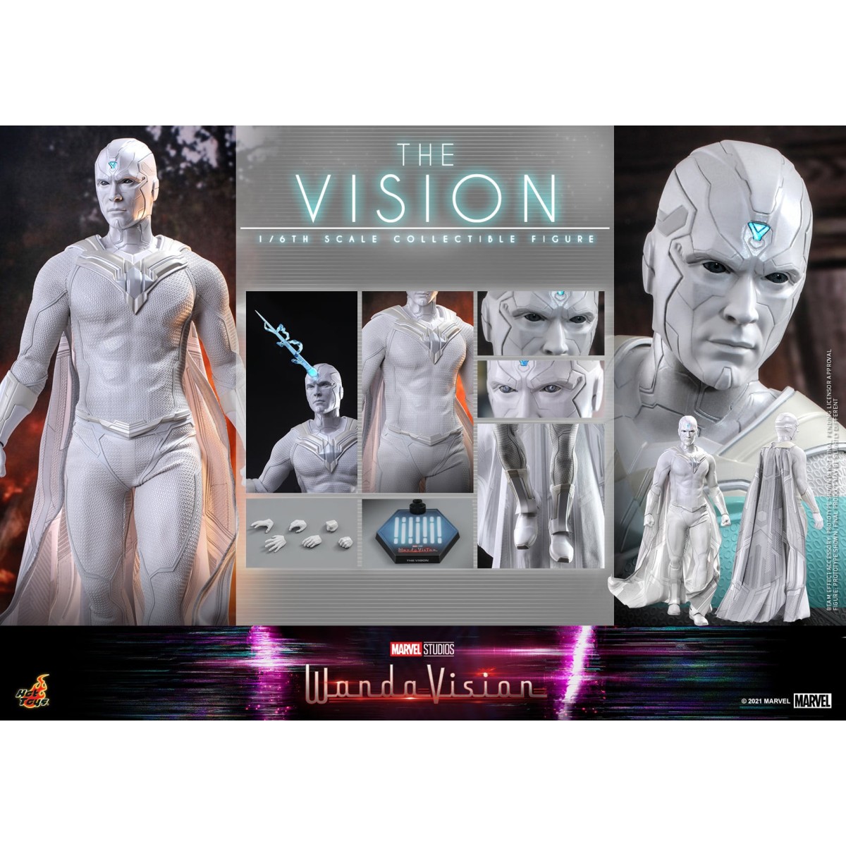Hot Toys Marvel - Wandavision - White Vision 1/6