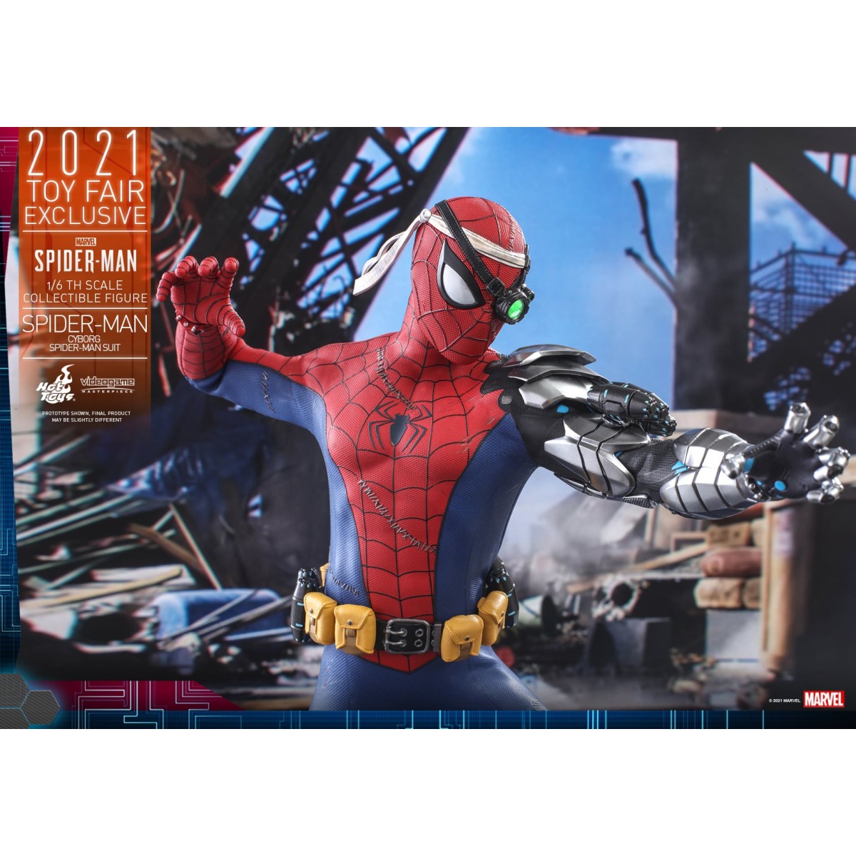 Hot Toys Marvel's Spider-Man: Cyborg Spider-Man Toy Fair 2021 Exclusive - Video Game Masterpiece 1/6