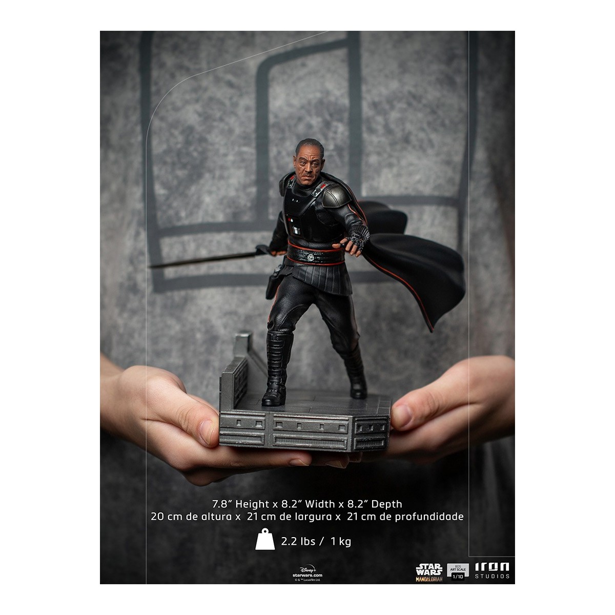 IRON STUDIOS - The Mandalorian - Moff Gideon BDS Art Scale 1/10 - Star Wars