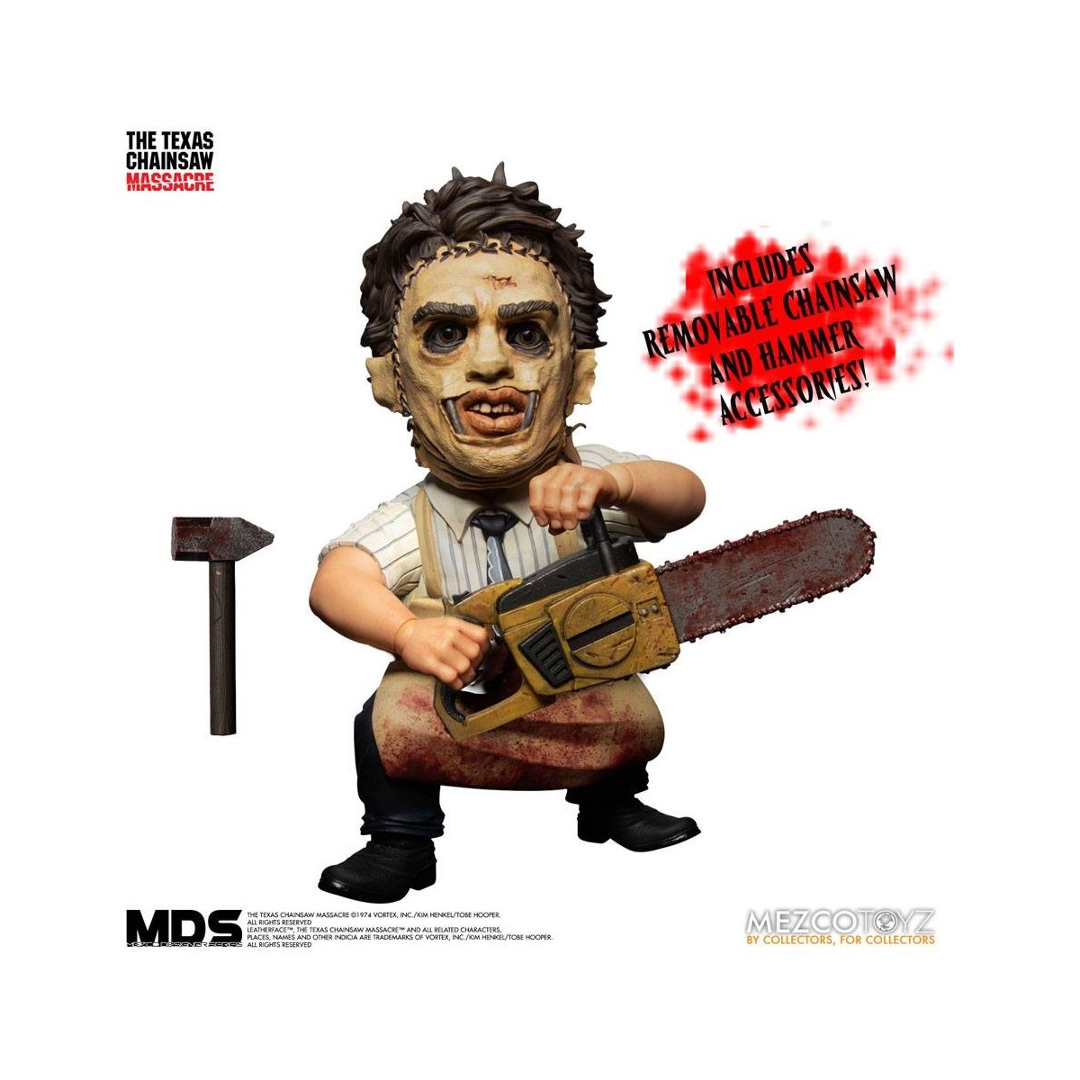 Mezco Designer Series - MDS- Leatherface - The Texas Chainsaw Massacre