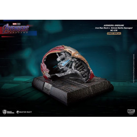 Beast Kingdom - Avengers Endgame Master Craft Iron Man Mark50 Helmet Battle Damaged