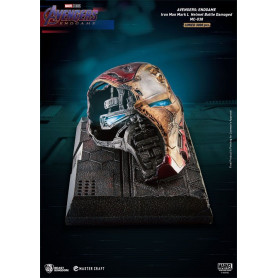 Beast Kingdom - Avengers Endgame Master Craft Iron Man Mark50 Helmet Battle Damaged