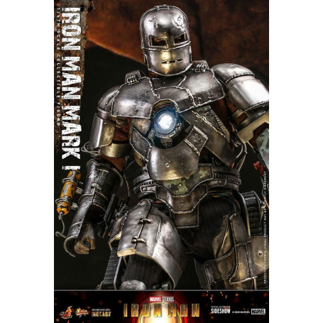 Hot Toys Iron Man Mark I Die Cast Version - Movie Masterpiece 1/6