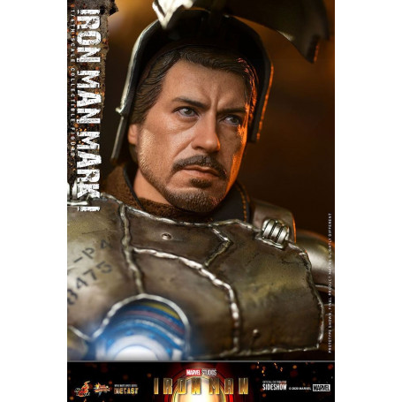 Hot Toys Iron Man Mark I Die Cast Version - Movie Masterpiece 1/6