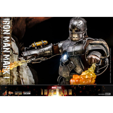 Hot Toys Iron Man Mark I Die Cast Version - Movie Masterpiece 1/6