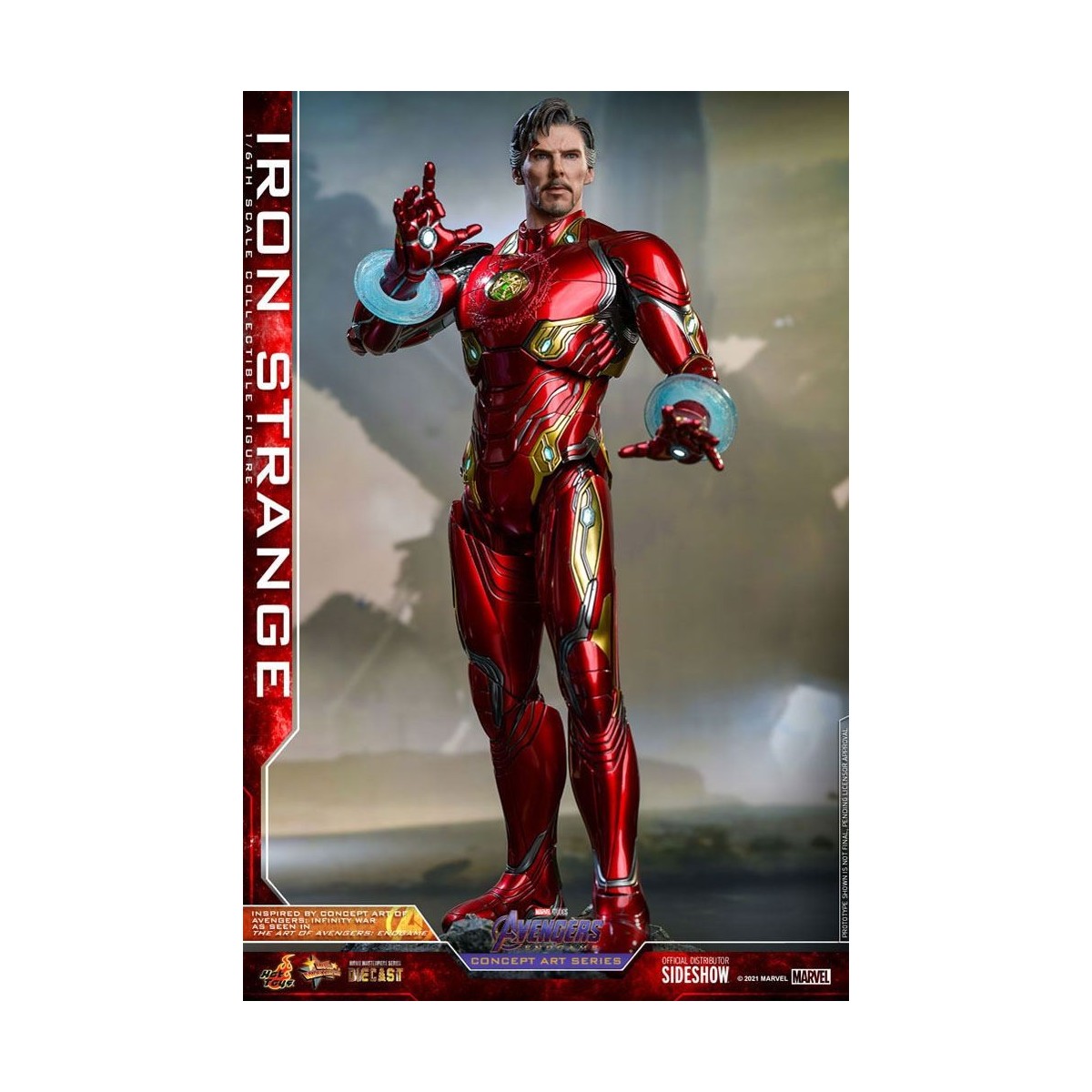 Hot toys 1/6 Avengers: Endgame Iron Strange Concept Art Series PVC 1/6