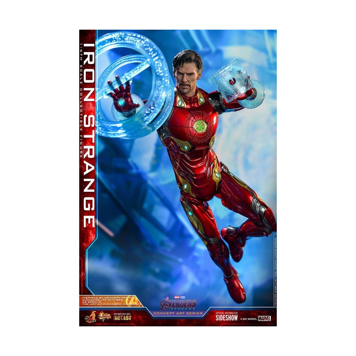 Hot toys 1/6 Avengers: Endgame Iron Strange Concept Art Series PVC 1/6