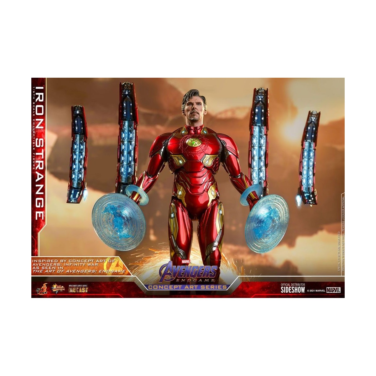 Hot toys 1/6 Avengers: Endgame Iron Strange Concept Art Series PVC 1/6