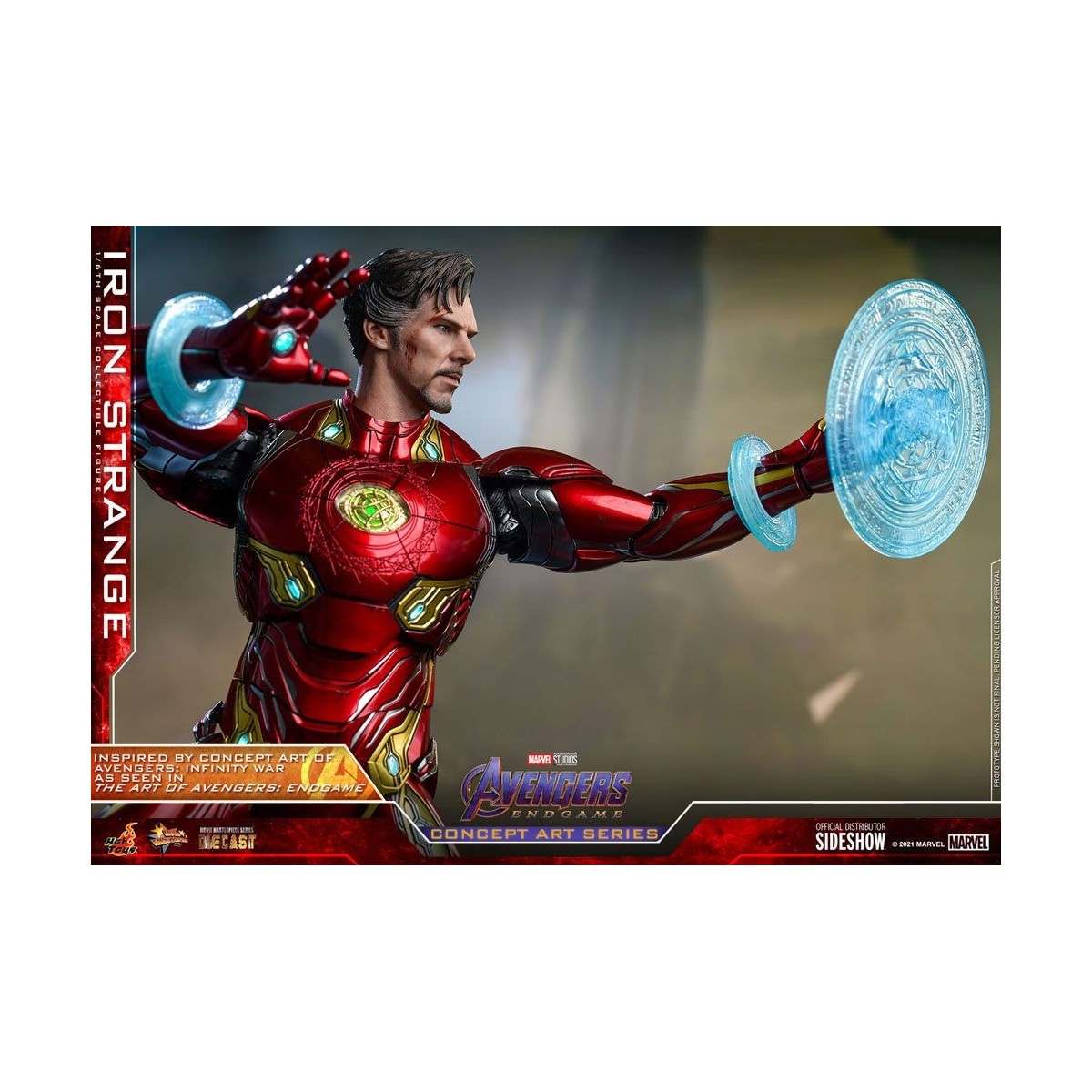 Hot toys 1/6 Avengers: Endgame Iron Strange Concept Art Series PVC 1/6