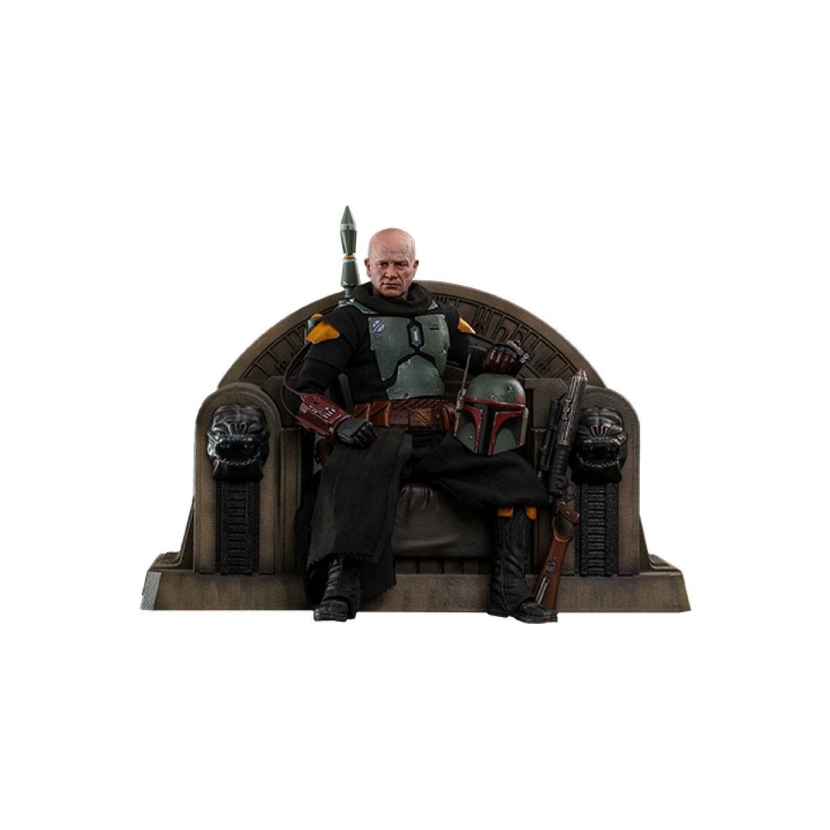 Hot Toys Star Wars The Mandalorian - Boba Fett (Repaint Armor) and Throne 1/6 Movie Masterpiece