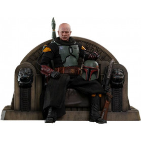 Hot Toys Star Wars The Mandalorian - Boba Fett (Repaint Armor) and Throne 1/6 Movie Masterpiece