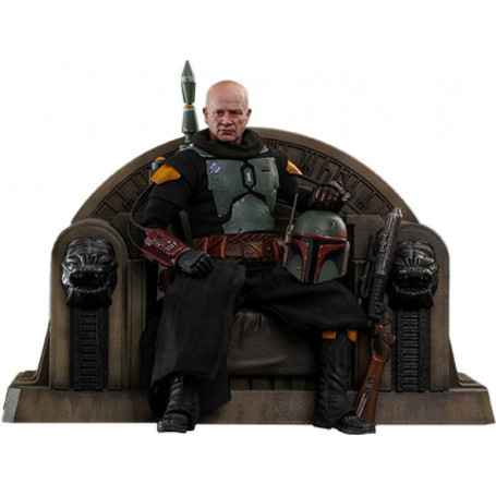 Hot Toys Star Wars The Mandalorian - Boba Fett (Repaint Armor) and Throne 1/6 Movie Masterpiece