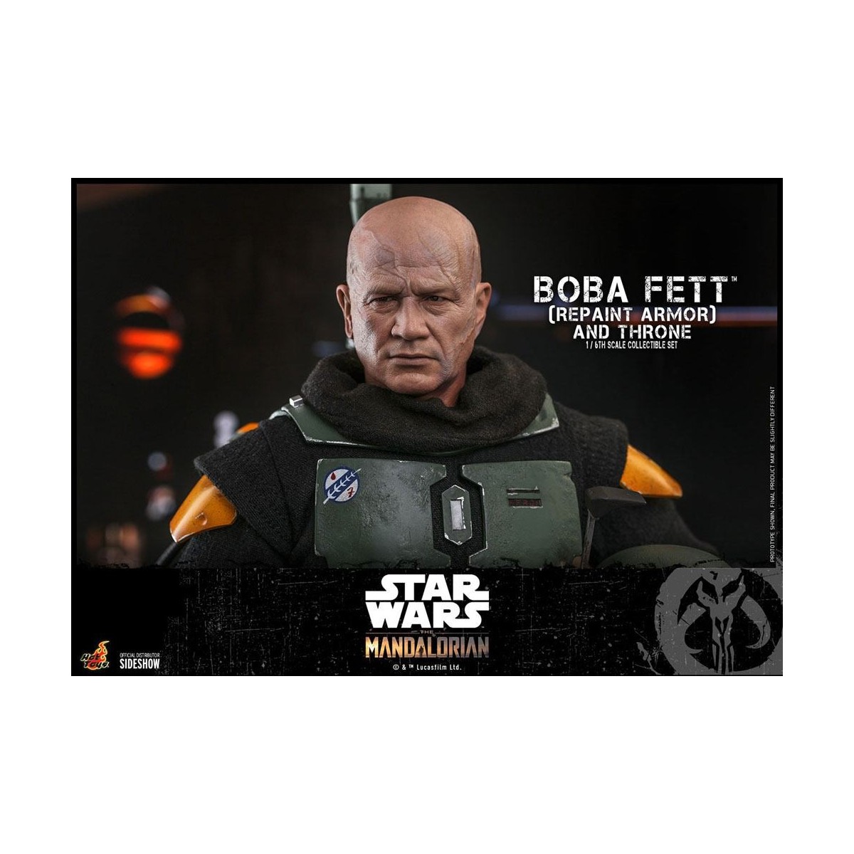 Hot Toys Star Wars The Mandalorian - Boba Fett (Repaint Armor) and Throne 1/6 Movie Masterpiece