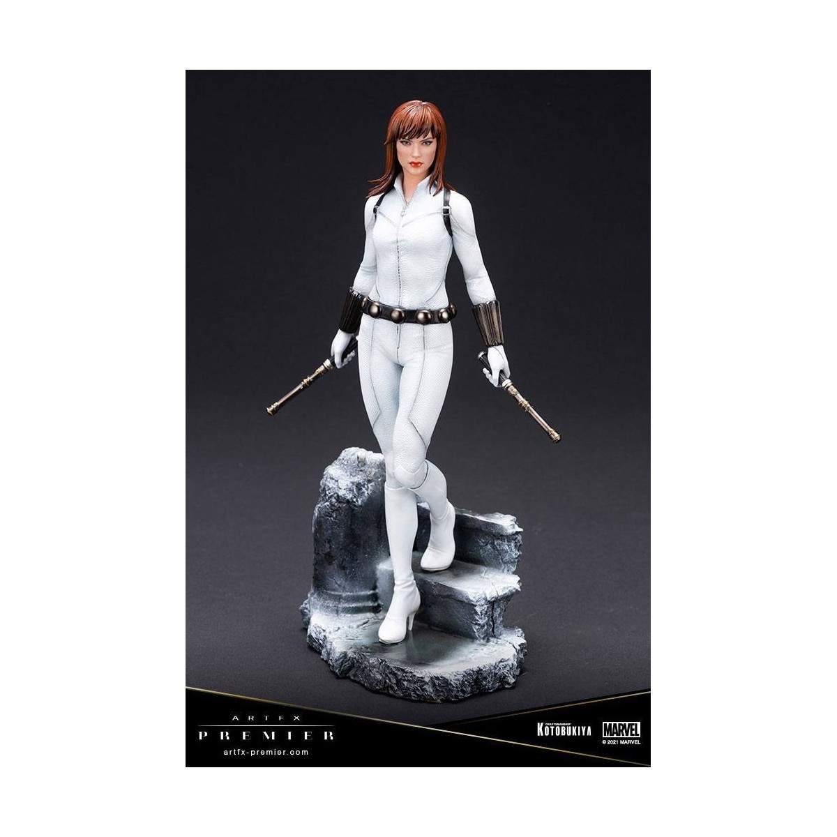 Kotobukiya Marvel Universe - Black Widow White Costume Limited Edition - ARTFX Premier 1/10