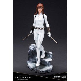 Kotobukiya Marvel Universe - Black Widow White Costume Limited Edition - ARTFX Premier 1/10