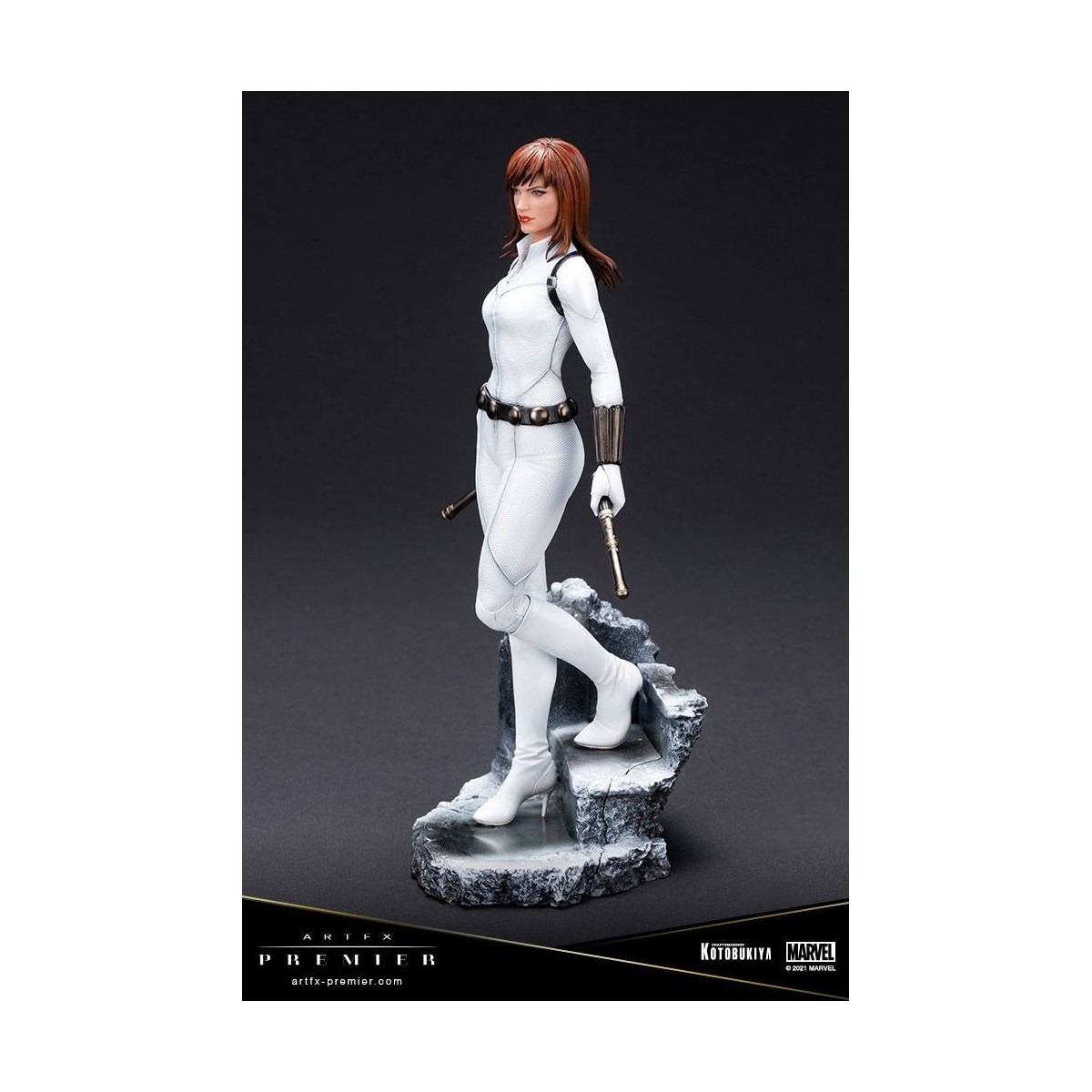Kotobukiya Marvel Universe - Black Widow White Costume Limited Edition - ARTFX Premier 1/10