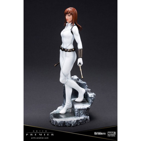 Kotobukiya Marvel Universe - Black Widow White Costume Limited Edition - ARTFX Premier 1/10