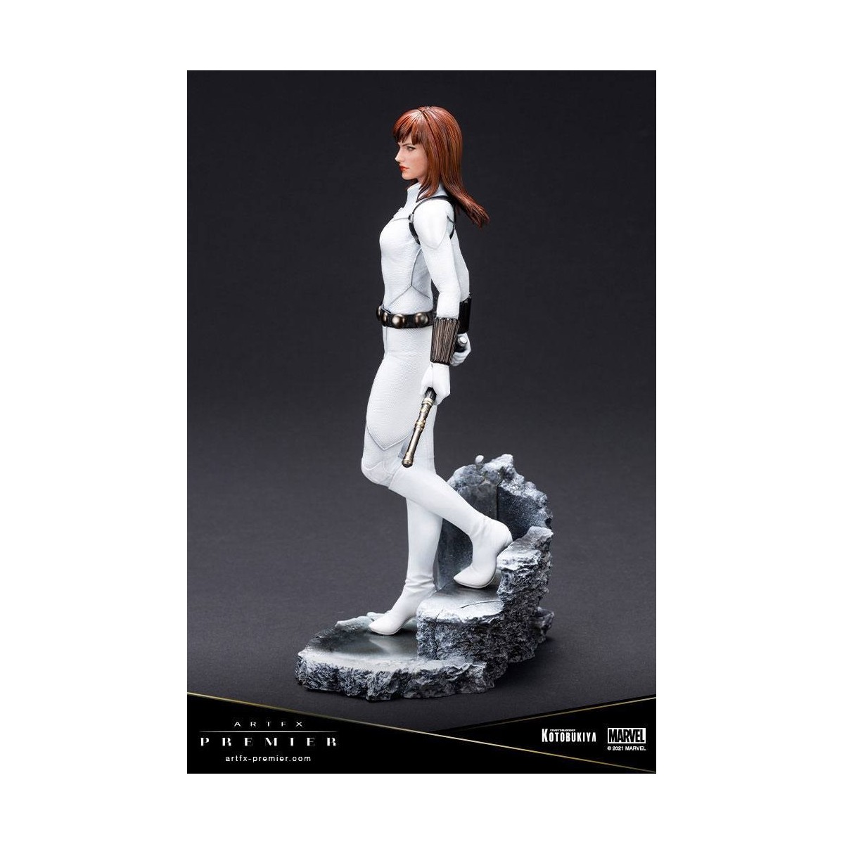 Kotobukiya Marvel Universe - Black Widow White Costume Limited Edition - ARTFX Premier 1/10
