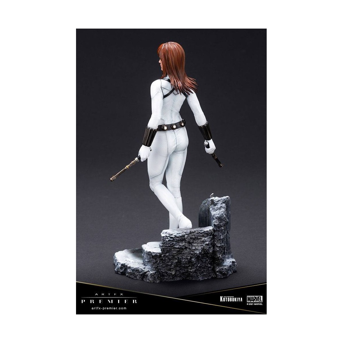 Kotobukiya Marvel Universe - Black Widow White Costume Limited Edition - ARTFX Premier 1/10